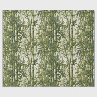 Papel de ajuste de regalo de bambú