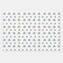 Papel de ajuste de regalo de Eid Mubarak moderno