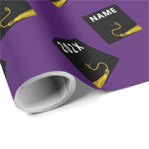 Papel de ajuste de regalo de graduación personaliz