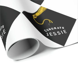 Papel de ajuste de regalo de graduación personaliz
