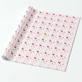 Papel de ajuste de regalo de San Valentín Heart De