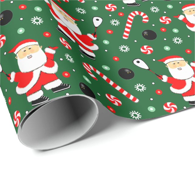 Papel de ajuste de regalo de vacaciones del jugado (Esquina del rollo)