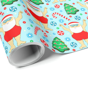 Papel de ajuste de regalo de vacaciones para Navid