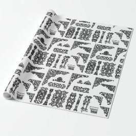 Papel de ajuste de regalo - Hierro de la calle del