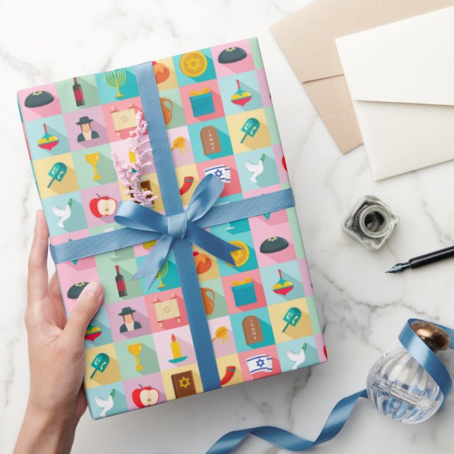 Papel de ajuste de regalo judaica - Regalos de vac (Regalar)