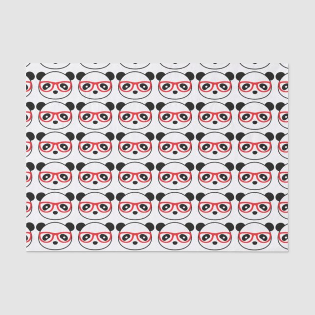 Papel de ajuste de regalo Panda (Anverso)