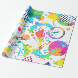Papel de ajuste de regalo para el diseño del patró