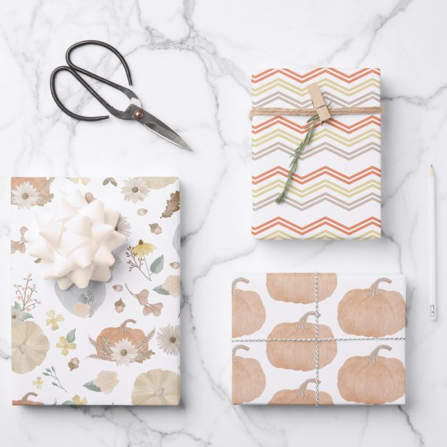 Papel de ajuste de regalo para la caída de la cala (Anverso)