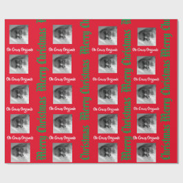 Papel de ajuste de regalo para navidades