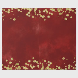 Papel de ajuste de regalo rústico