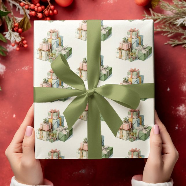 Papel de ajuste de regalos de navidades (Subido por el creador)