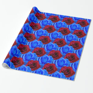 Papel de ajuste de Rosa azul Papel de Rosa románti