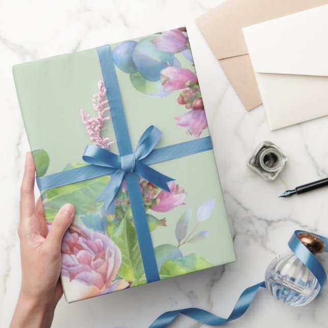 Papel de ajuste de Rosa de Rubor (Regalar)