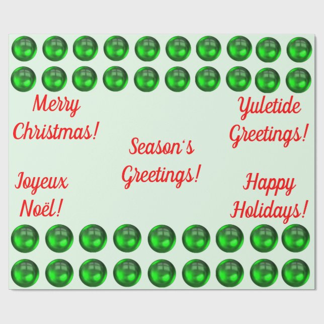 Papel de ajuste de saludos de temporada (Superficie plana)