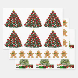 Papel de ajuste de selección de navidades