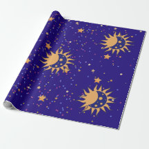 Papel de ajuste de sol y luna