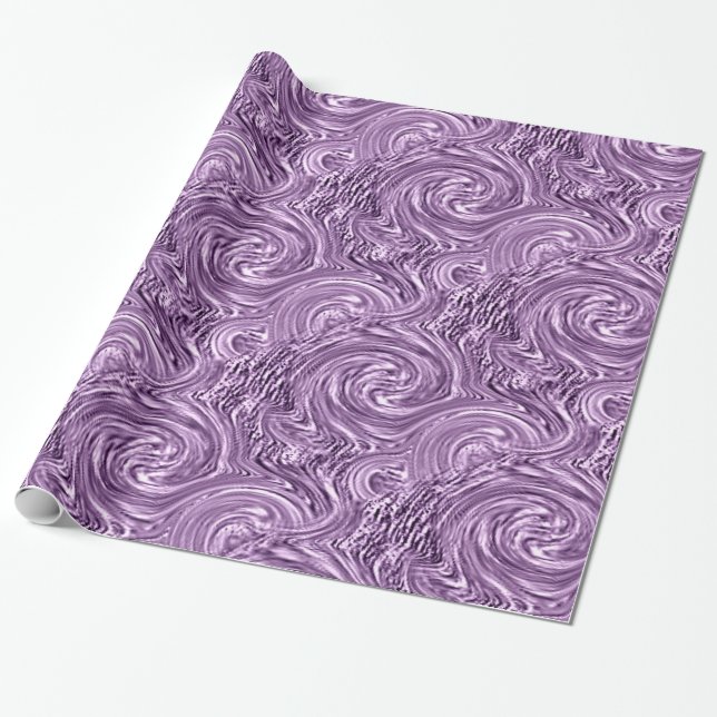 Papel de ajuste de Swirl Violet (Desenrollado)