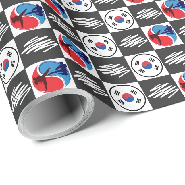 Papel de ajuste de taekwondo (Esquina del rollo)