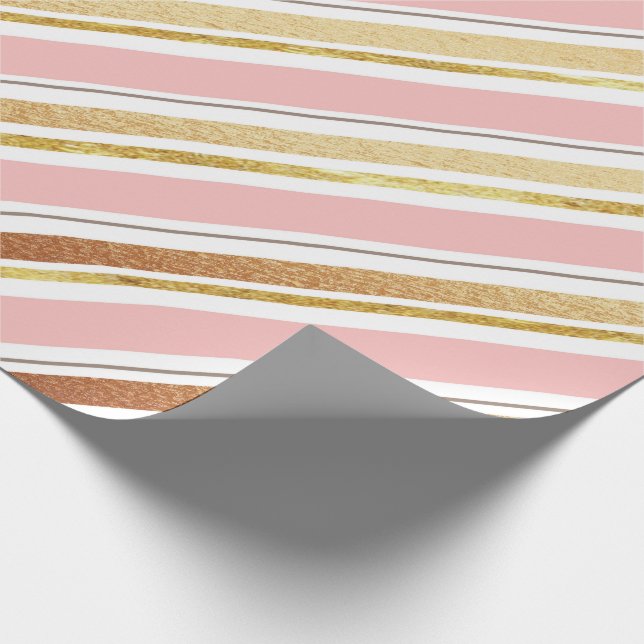Papel de ajuste de textura gris de oro Rosa (Esquina)
