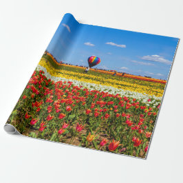 Papel de ajuste de tulipanes de primavera