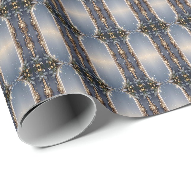 Papel de ajuste de vacaciones de navidades (Esquina del rollo)