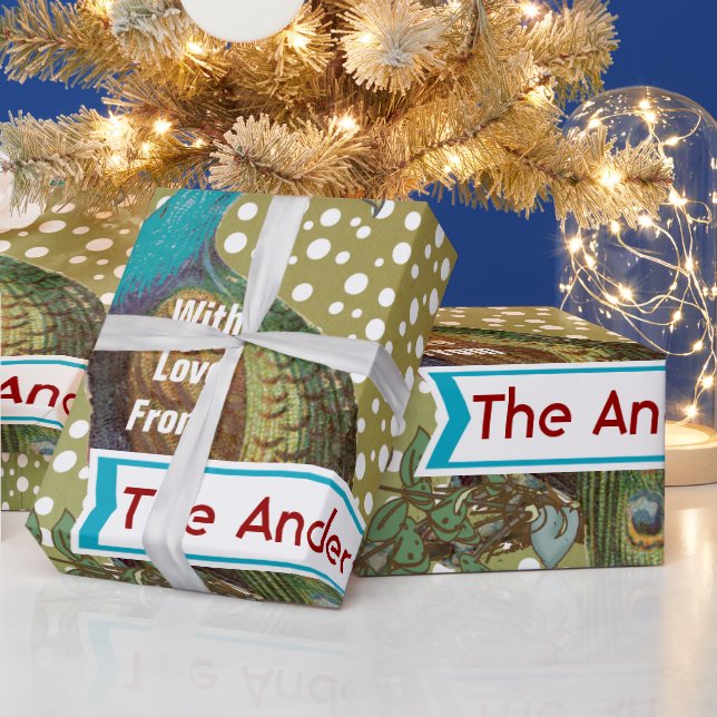 Papel de ajuste de vacaciones de pavo real persona (Vacaciones)