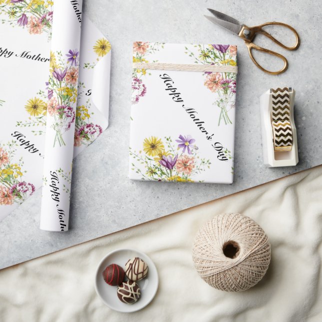 Papel de ajuste del día de las madres felices (Artesanía)