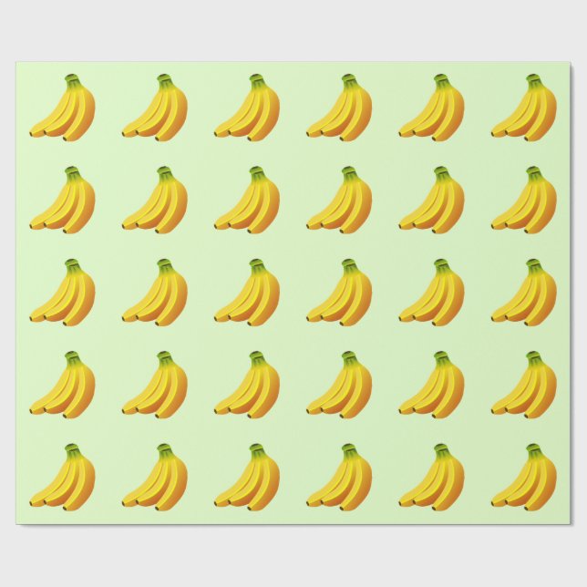 Papel de ajuste del DISEÑO DE PATRÓN DE BANANAS (Superficie plana)