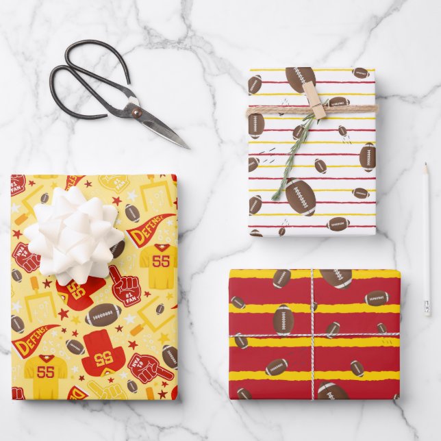 Papel de ajuste del fútbol de Kansas City (Anverso)