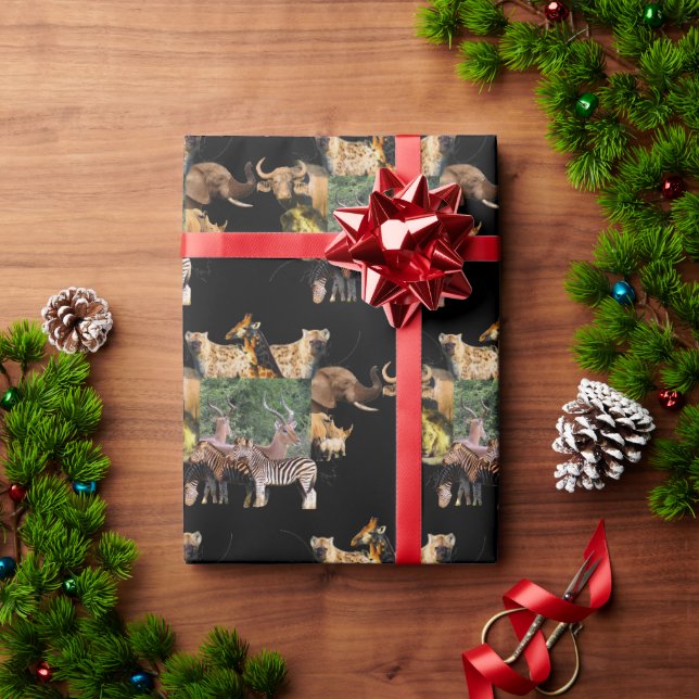 Papel de ajuste del marco de vida silvestre Impala (Regalo de vacaciones)