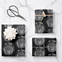 Papel de ajuste diseñado por leones africanos