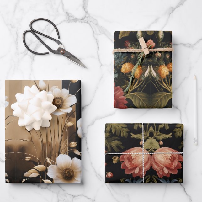 Papel de ajuste elegante para el diseño de las flo (Anverso)