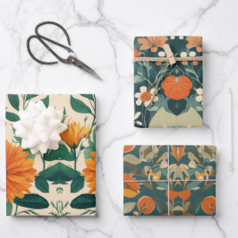 Papel de ajuste elegante para el diseño de las flo