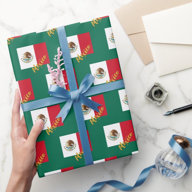 Papel de ajuste en México, verde, patriota de band (Regalar)