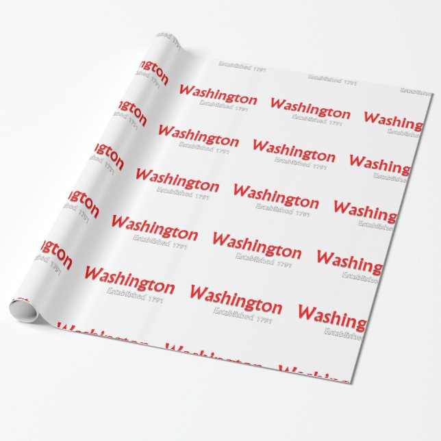 Papel de ajuste establecido en Washington (Desenrollado)