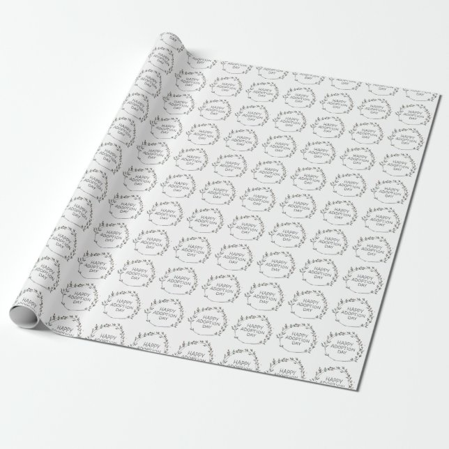 Papel de ajuste - Feliz Día de la Adopción (Desenrollado)