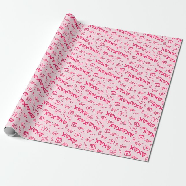 Papel de ajuste general de El día de San Valentín  (Desenrollado)