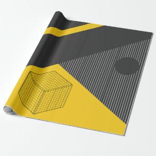 Papel de ajuste geométrico, moderno, sencillo, ele