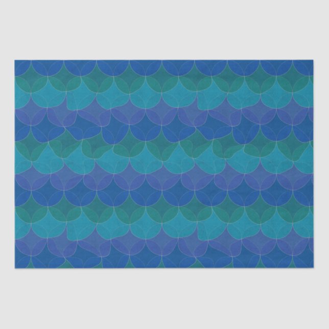 Papel de ajuste geométrico ondulado (Anverso)