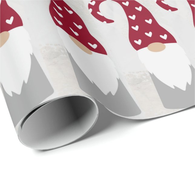 Papel de ajuste - Gnome de Navidades nórdicos (Esquina del rollo)