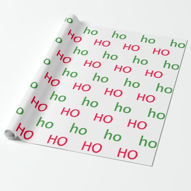 Papel de ajuste HO HO HO HO HO (Desenrollado)