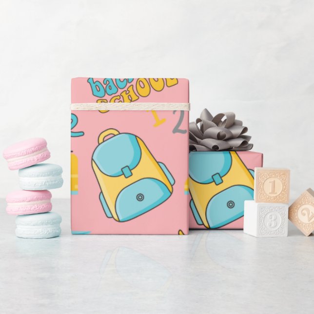 Papel de ajuste impecable: Bolsa escolar de avión  (Baby Shower)