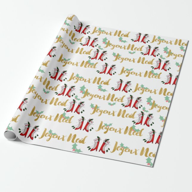 Papel de ajuste Joyeux Noel (Desenrollado)
