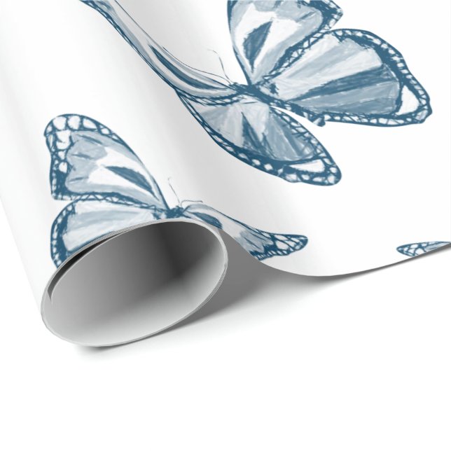 Papel de ajuste Mariposa (Esquina del rollo)