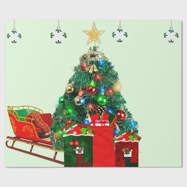 Papel de ajuste matutino de navidades (Superficie plana)