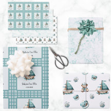 Papel de ajuste náutico "Oh, bebé" 3 estilos