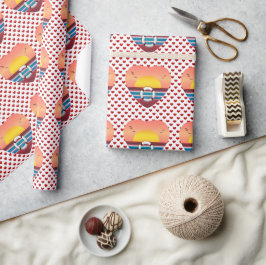 Papel de ajuste náutico para el crucero Sunset Hea