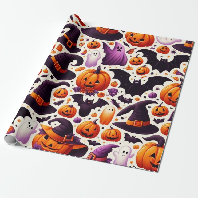 Papel de ajuste para Halloween (Desenrollado)