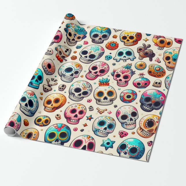 Papel de ajuste para Halloween (Desenrollado)