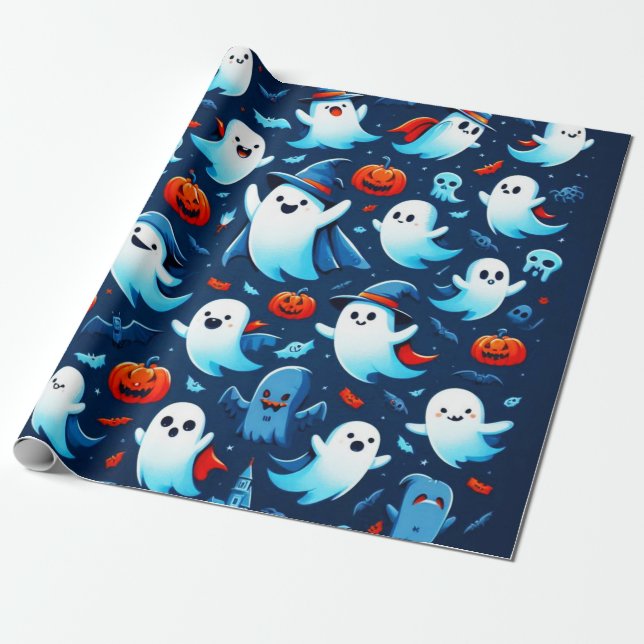 Papel de ajuste para Halloween (Desenrollado)